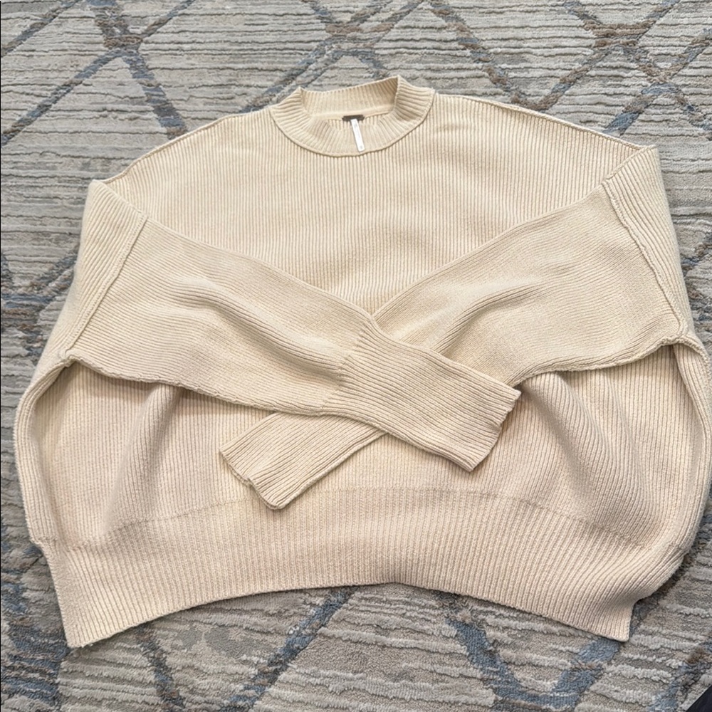 Cream Women's Sweater FREE PEOPLE
